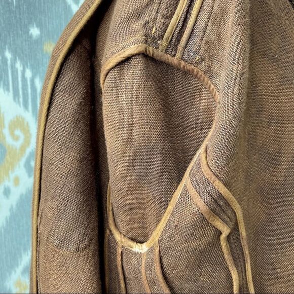 Ralph Lauren Collection Italian Linen Winslow Antique Brown Field Jacket - Picture 13 of 16